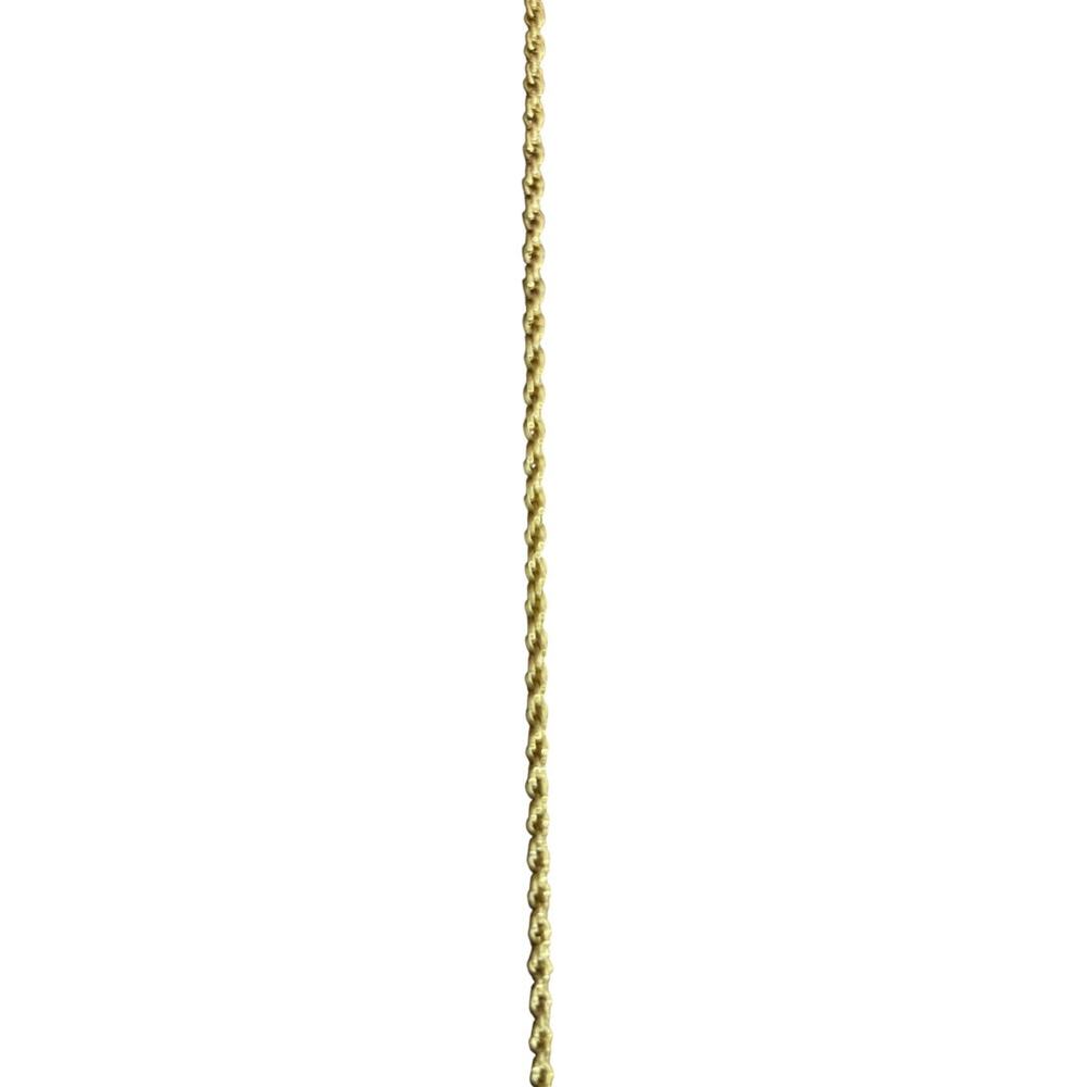 7" Gold Plated Rope Chain Bracelet Stamped 925 - Picture 12 of 12